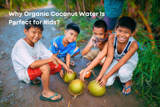 Why Organic Coconut Water Is Perfect for Kids?
