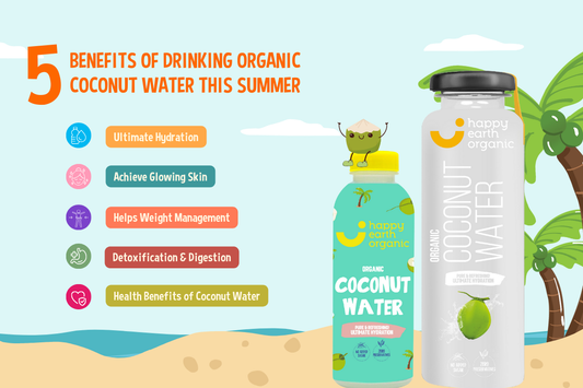 5 Benefits of Drinking Organic Coconut Water During This Summer