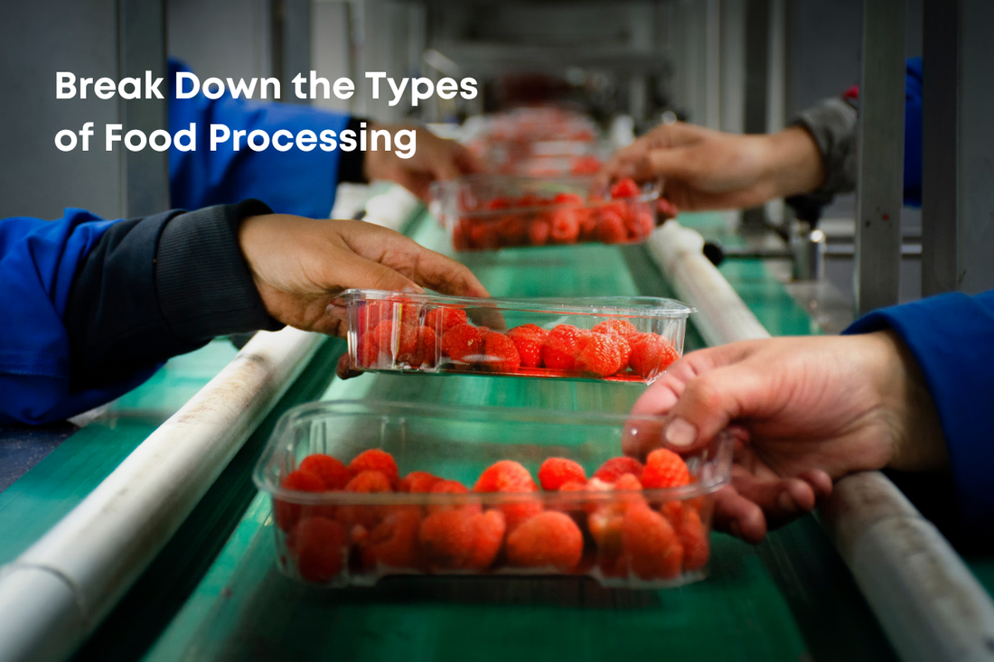 breaking down the types of food processing