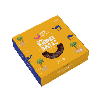  Happy earth organic box featuring Khidri dates.